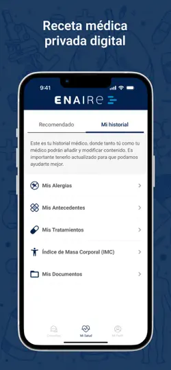 Captura de pantalla de SAUDE en iPhone 4