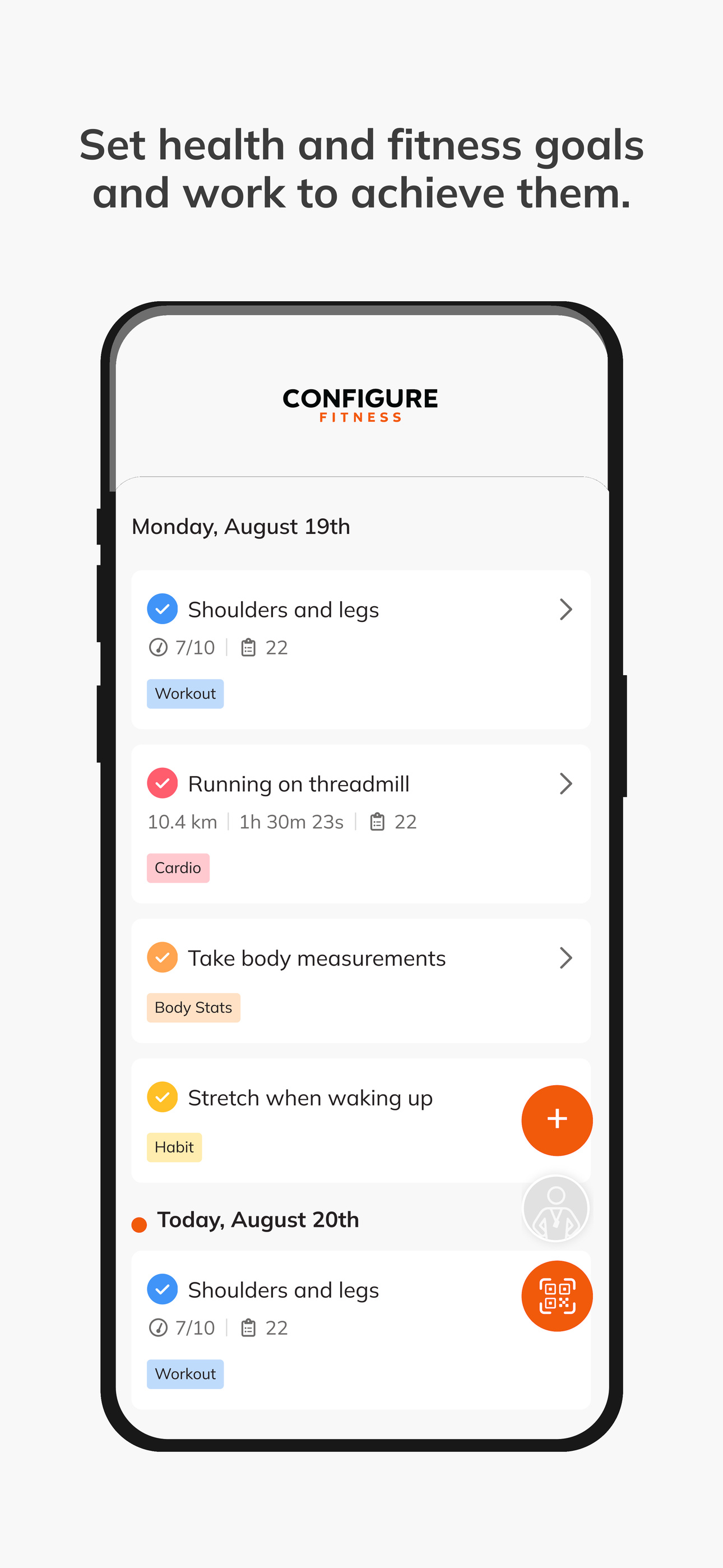 Configure Fitness