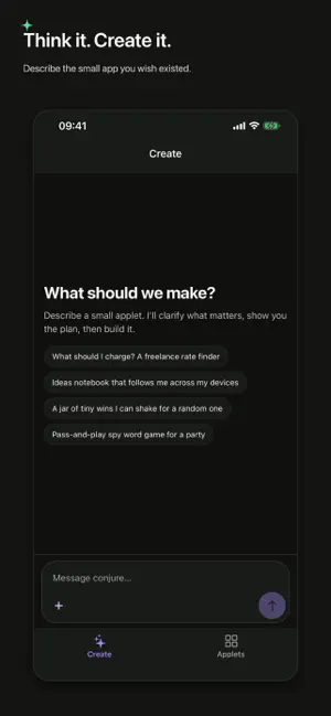 Conjure: AI App Builder screenshot 1