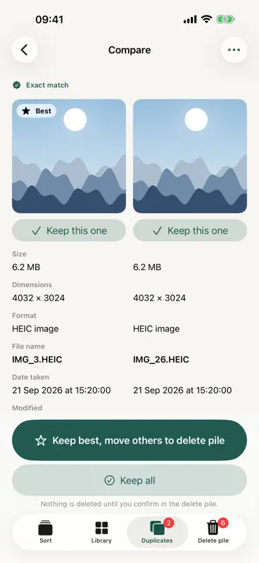 Sift and Pare: Swipe to sort screenshot 4 of 6