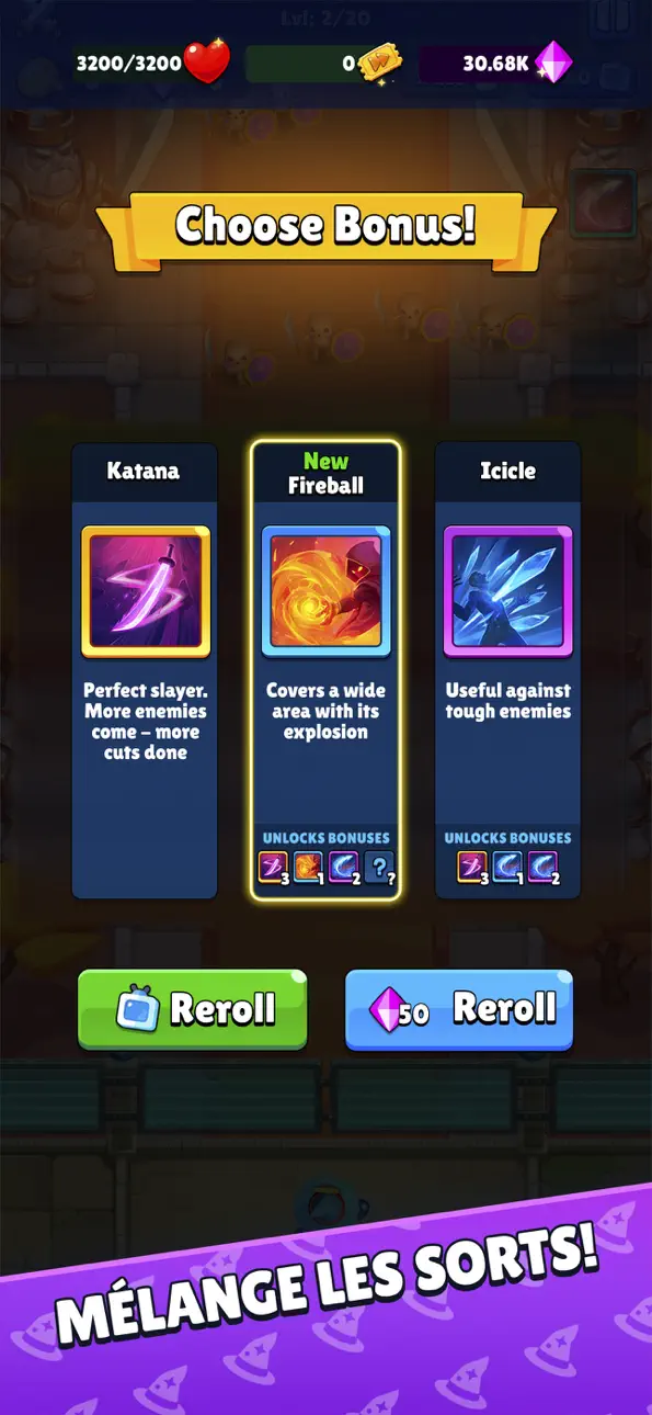 Wizard Tower Defense Idle Game iOS Mod IPA screenshot 3 - iOS game interface