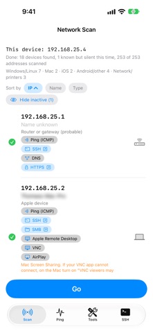 Screenshot 1 di KN Network Toolkit