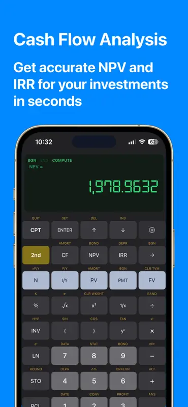 BA Calc - Financial Calculator screenshot 2 of 5