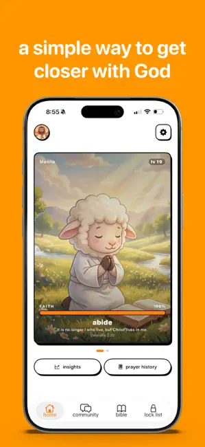 prayer lock: christian focus iPhone screenshot 2