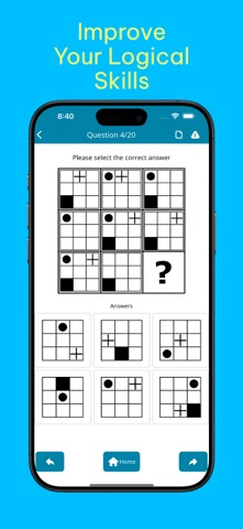 Perfect IQ Test Pro iPhone screenshot