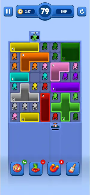 Drop Color Away Block Puzzle screenshot 1