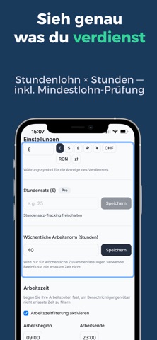 Arbeitszeiterfassung - Stundo — Screenshot 4
