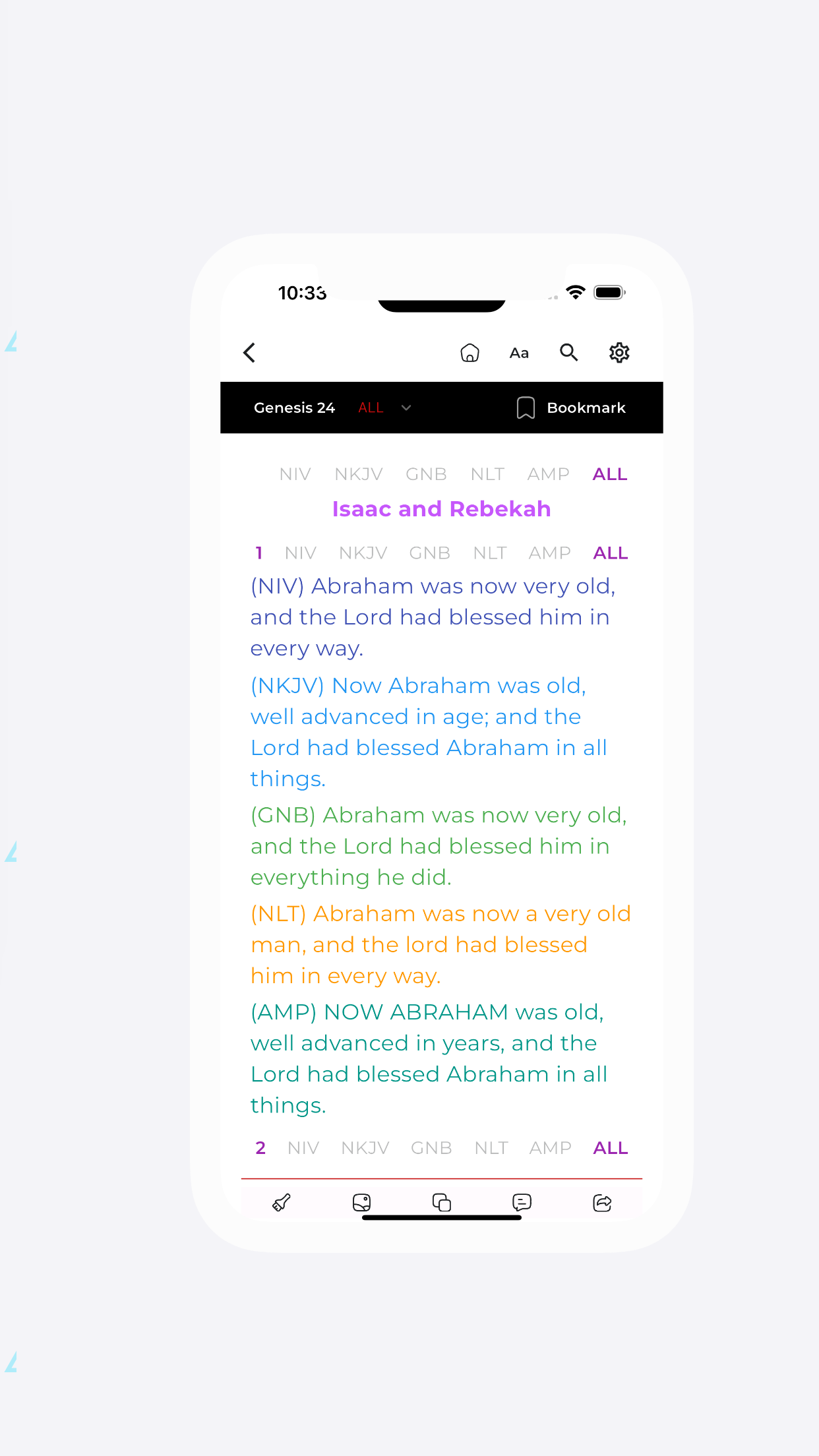 Multiversion Bible App Offline