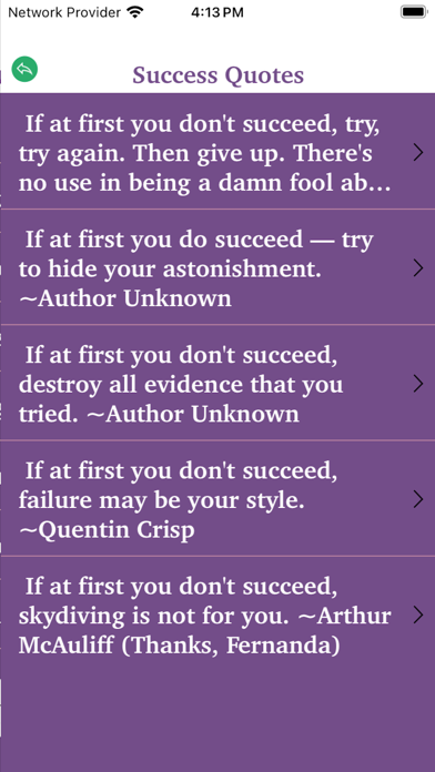Inspirational Quotes Reminder Screenshot