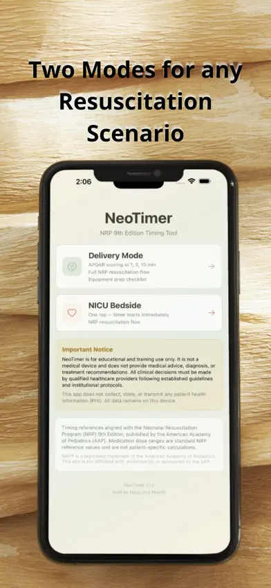 NeoTimer: NRP Timing Tool screenshot 1