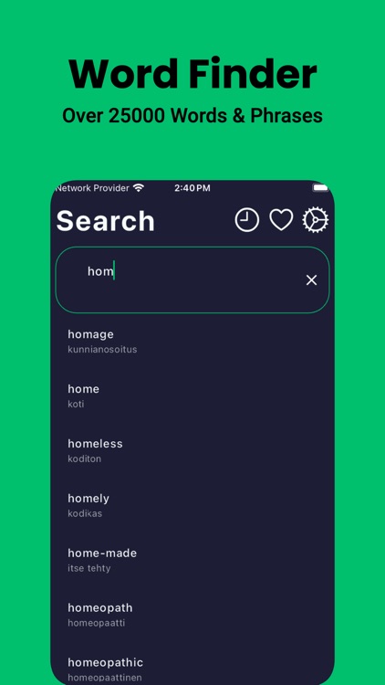 Finnish Dictionary - Dict Box