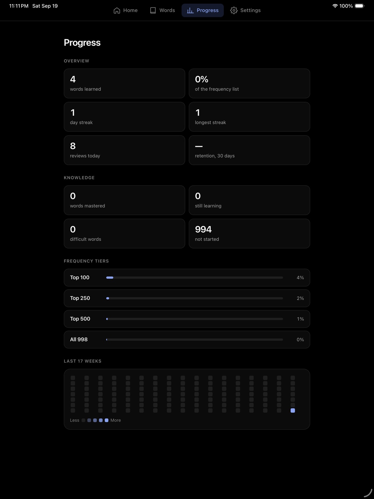 Screenshot 7 of Mille: French Vocabulary