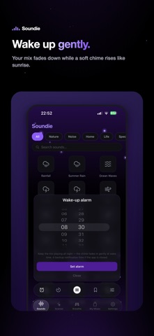 Soundie: Sleep & Focus Sounds iPhone screenshot