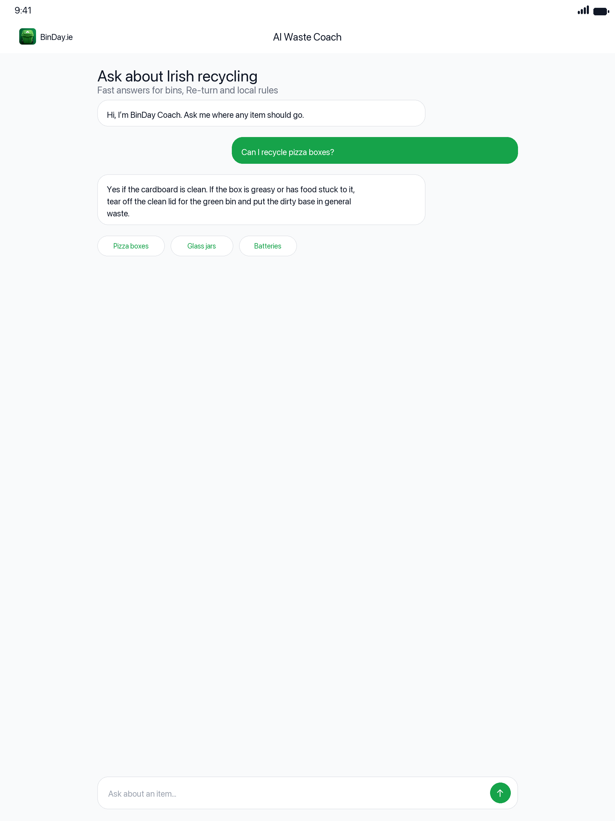 BinDay.ie screenshot 9