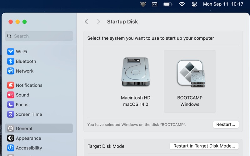 iBoot - StartupDisk shortcut 截图