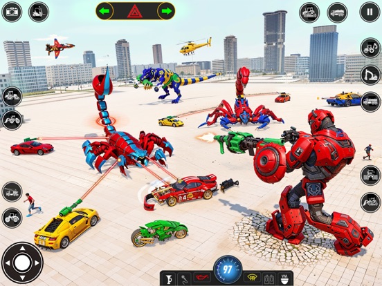 Schorpioen Robot Auto het schi iPad app afbeelding 2