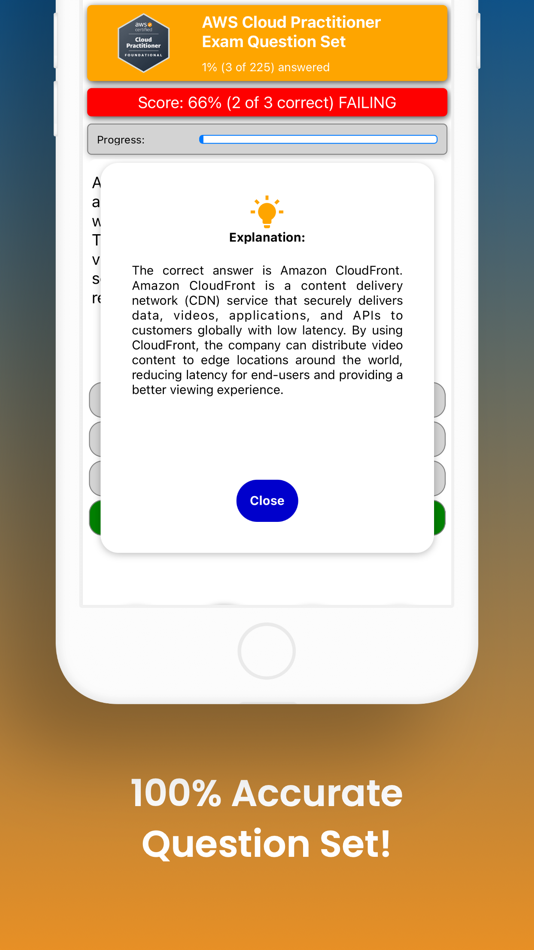 #6. AWS Cloud Practitioner Test (iOS) 来自: Koray Salman