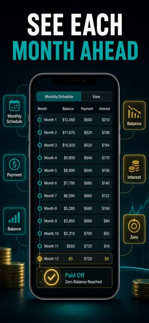 Debt Snowball Payoff Tracker screenshot 3