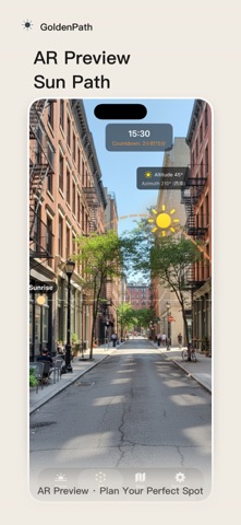 GoldenPath - Sun Tracker Screenshot 2 of 4