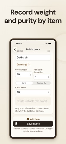 Gold Calculator: Buyer Desk screenshot 2