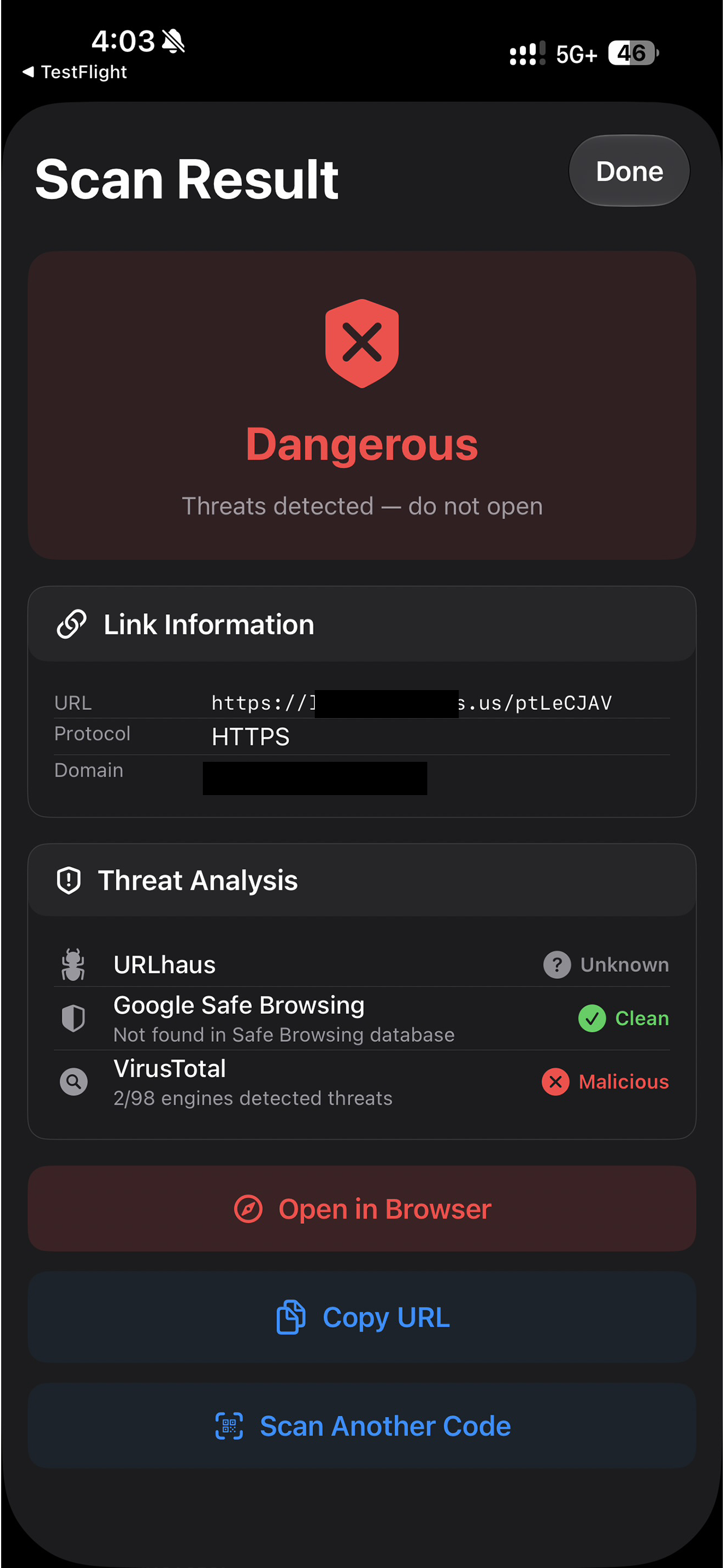 QR Trust Check screenshot 4