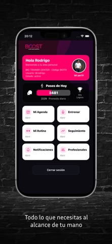 BOOST Plan-Track-Improve screenshot