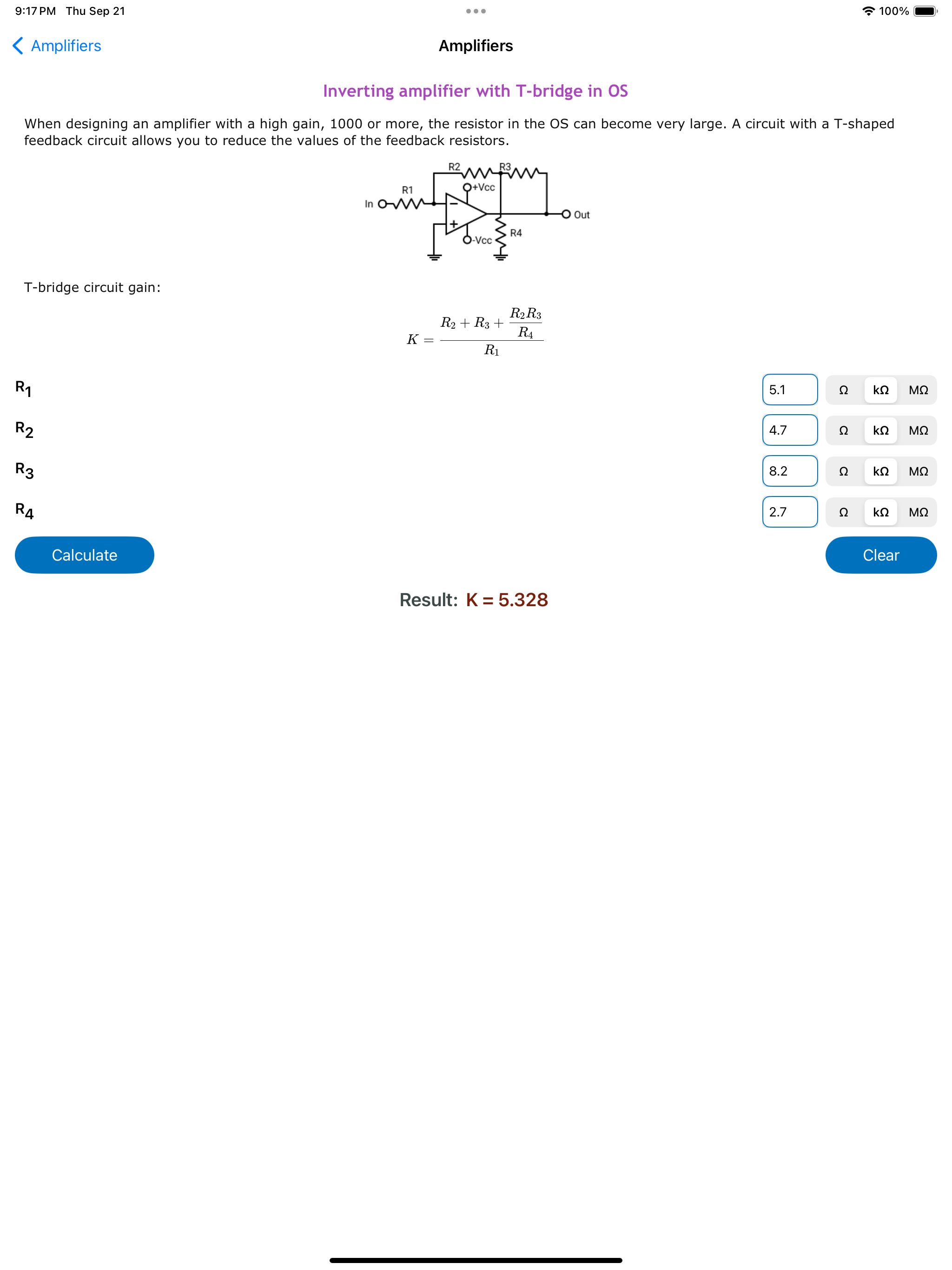 Operational Amplifiers Pro screenshot 13