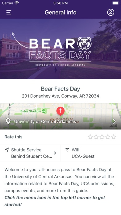 UCA Campus Engagement Screenshot