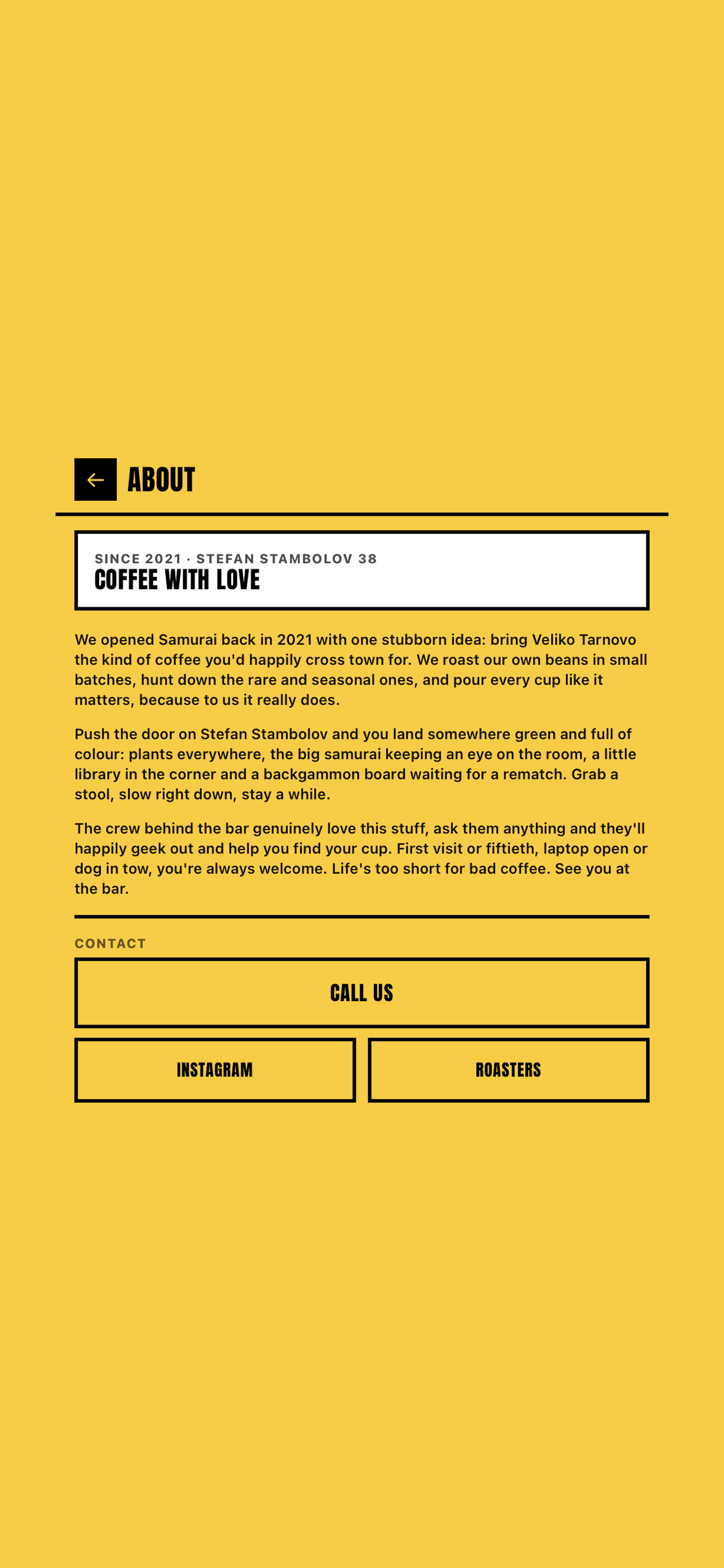 Samurai Specialty Coffee screenshot 6