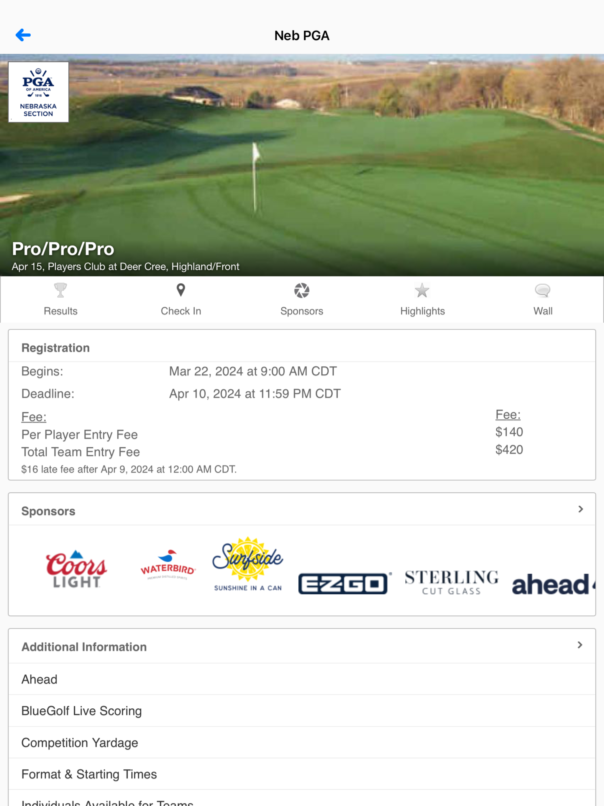 Nebraska PGA