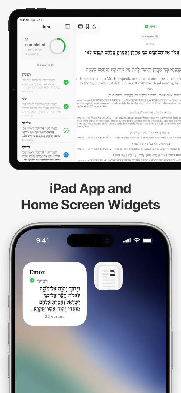 Shnayim: Mikra & Targum Screenshot 4