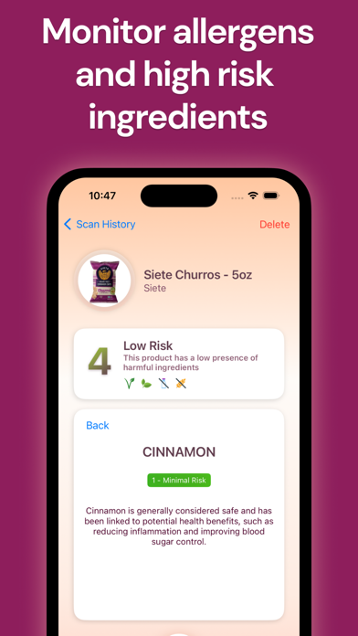 Apricot - Healthy Food Scanner Screenshot