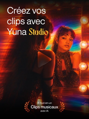 Clips musicaux par IA : Yuna iPad screenshot 1