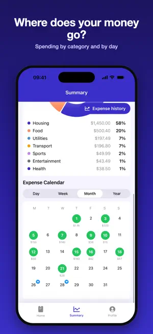 My Monthly Expenses: Tracker screenshot 4