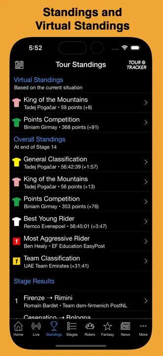 Tour Tracker Pro Cycling: Screenshot 5 von 10