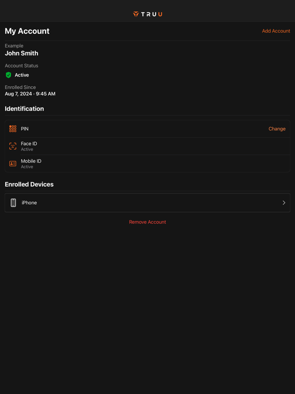 Screenshot #6 pour TruU Fluid Identity