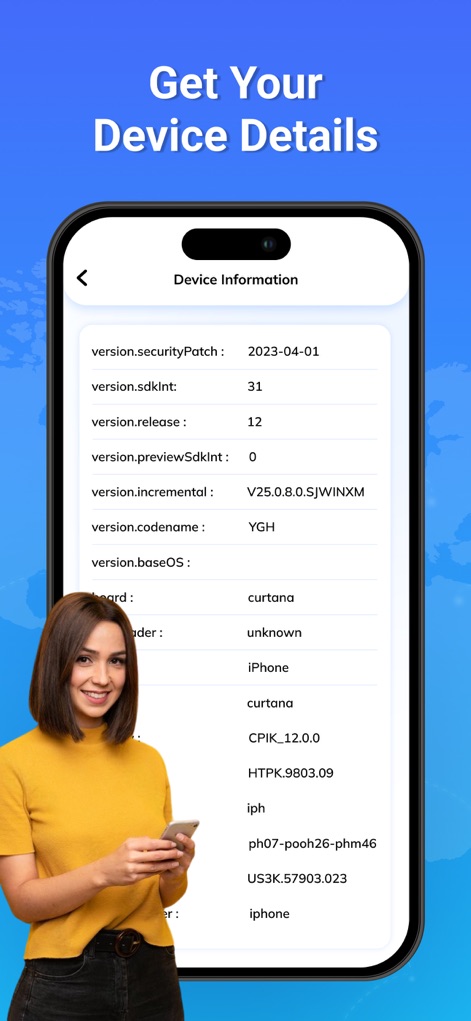 Wifi Password on Map Wifi View - The app provides detailed device information, including critical system versions and network status, enhancing user understanding of their connection.