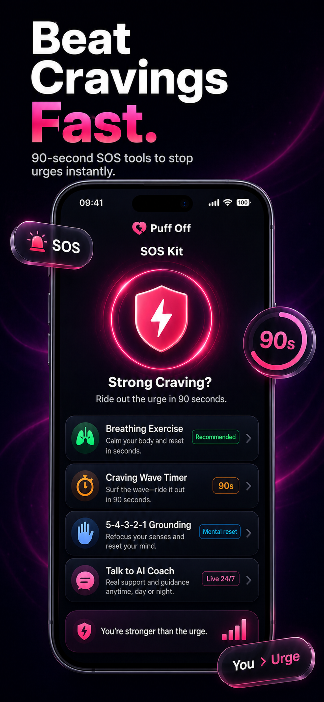 PuffOff: Quit Vaping & Smoking screenshot 2
