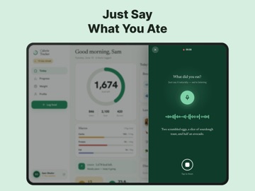 Cal Me AI: Calorie Counter iPad screenshot