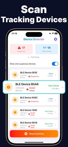 Tracking Device Detector - TDD screenshot