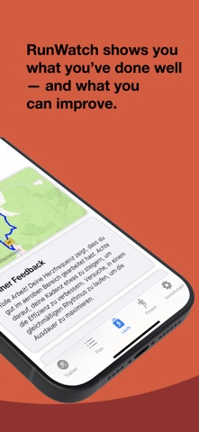 RunWatch: AI Running Coach iPhone screenshot