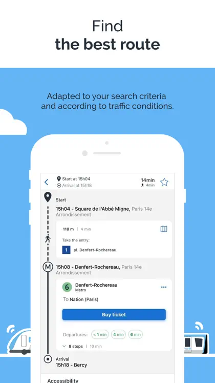 Screenshot 3 di 6 di Île-de-France Mobilités