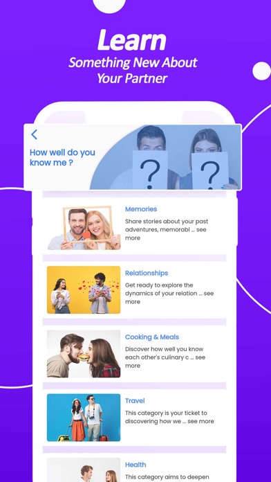 CoupleHug: Couple Games Online iPhone screenshot 2 - Lifestyle app