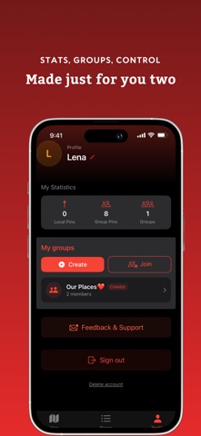 Love Places: Couples Map screenshot