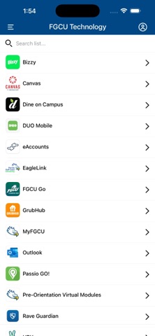 FGCU Event Guidebook Screenshot 2 of 3