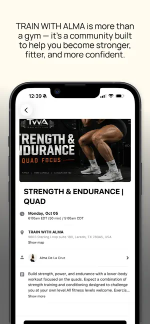 TRAIN WITH ALMA screenshot 4