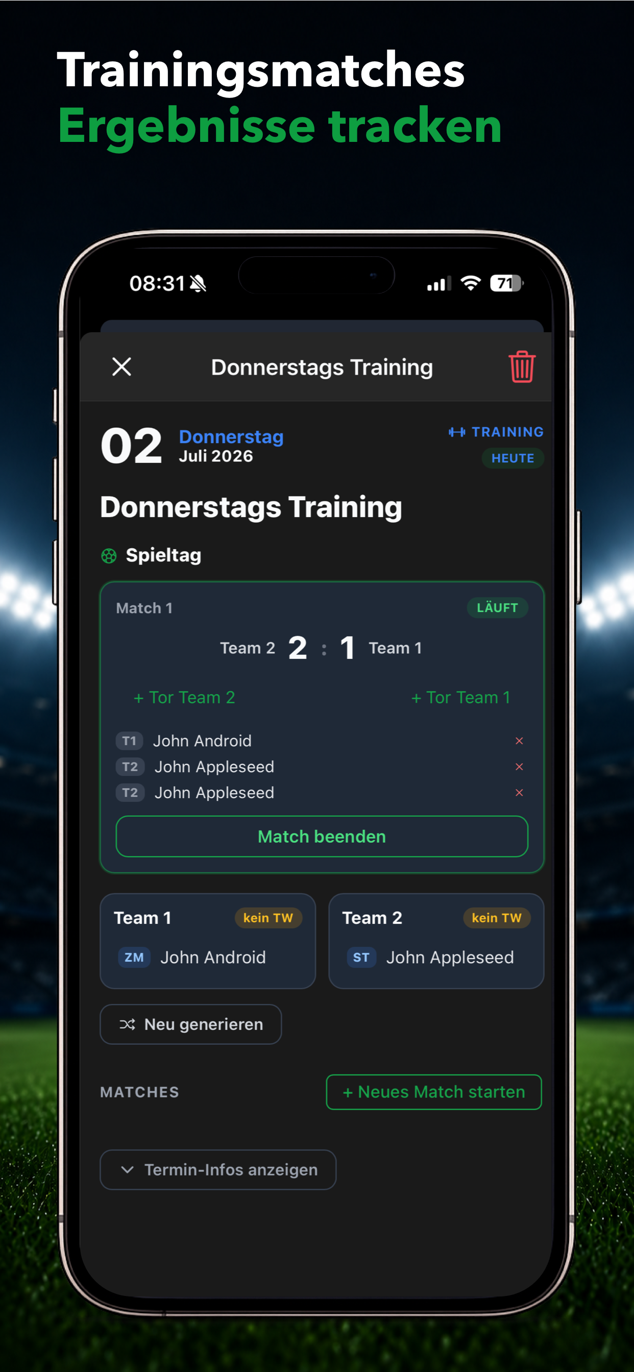 Startelf screenshot 4