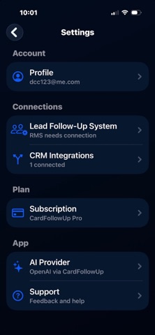 CardFollowUp Screenshot 2 of 9