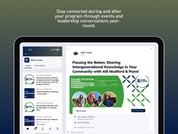 Australian Rural Leaders Hub iPad screenshot