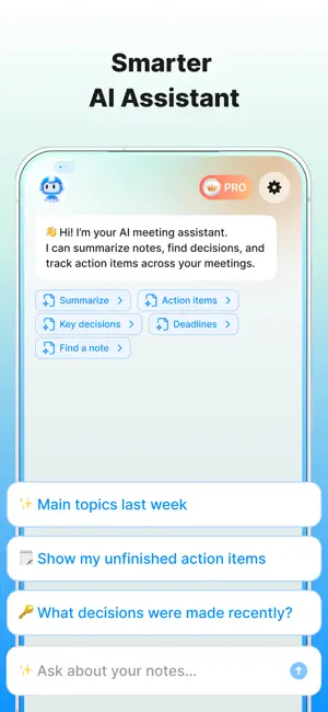 MeetiX: AI Meeting Notes screenshot 4